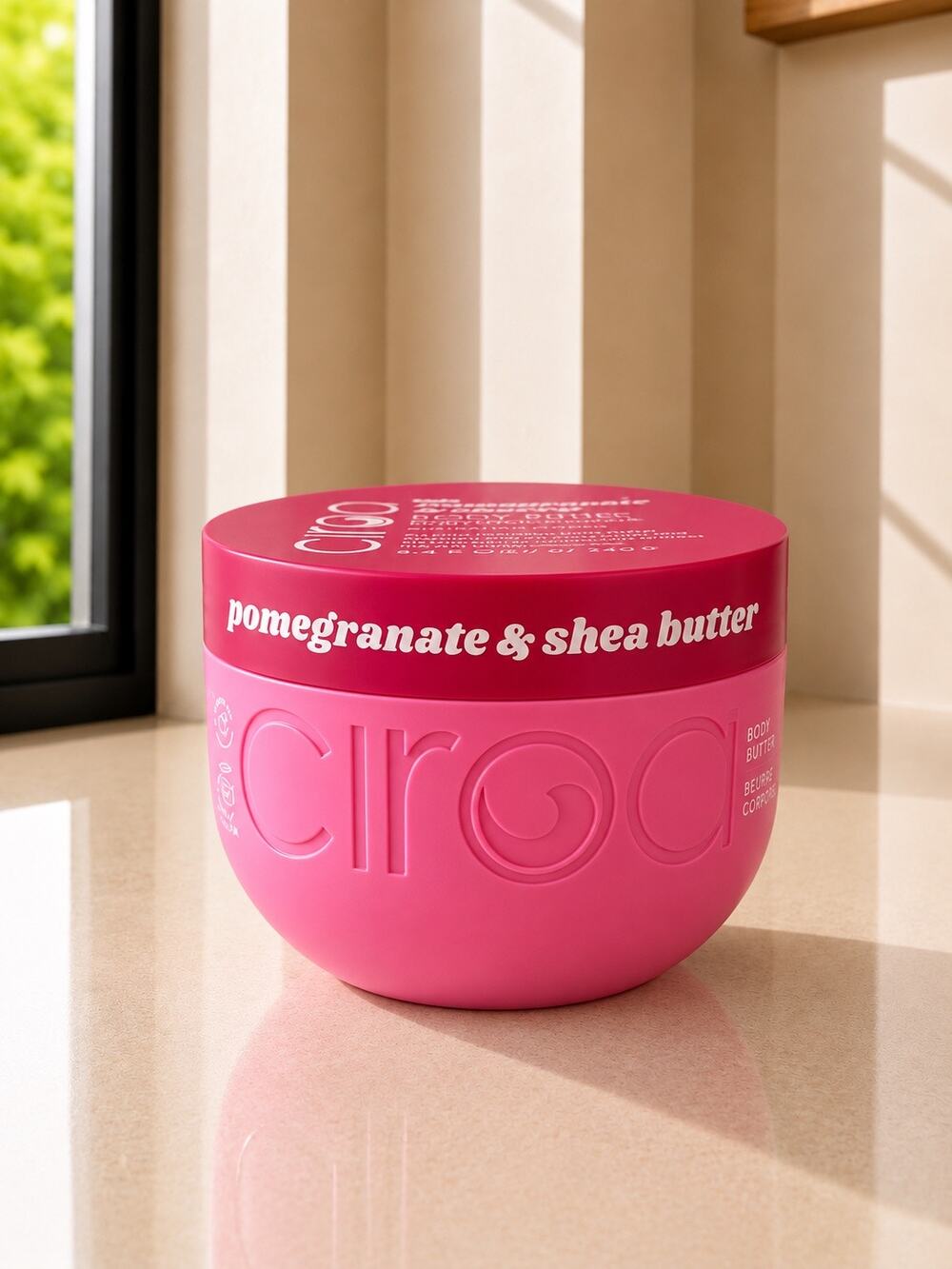Ciroa Pomegranate & Cherry Body Butter 15.8 oz Shea Glycerin